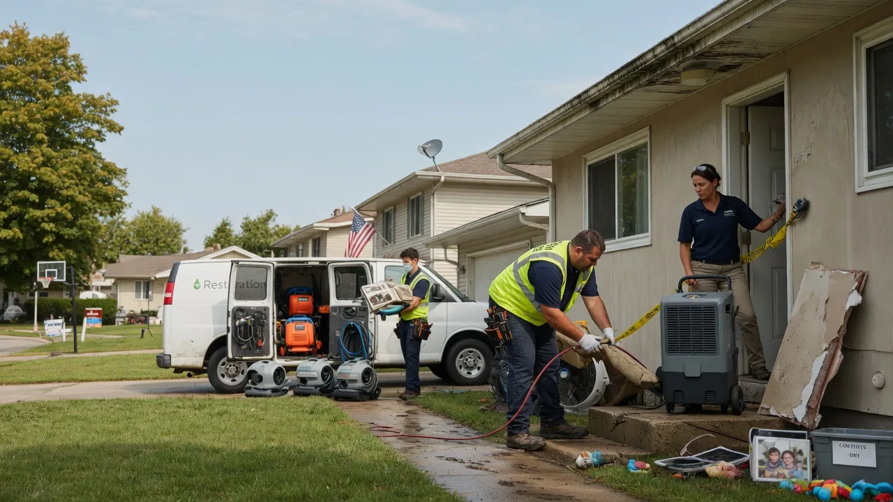 Water Damage Restoration in Como, NC near me